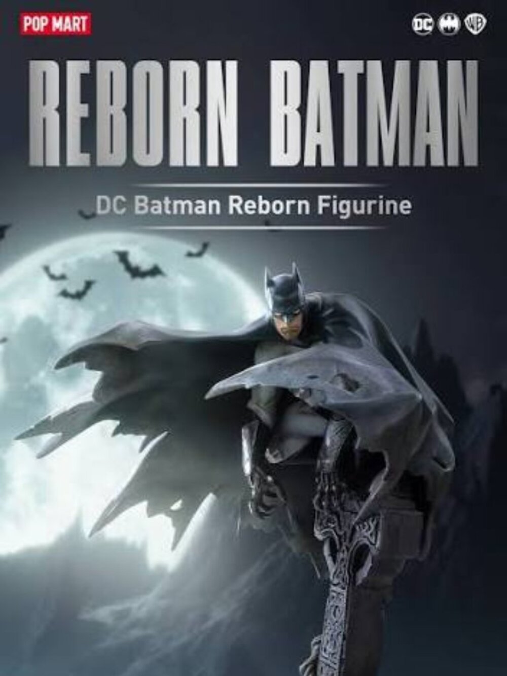 POP MART - DC Batman Reborn Figurine - Authentic - Located in the USA